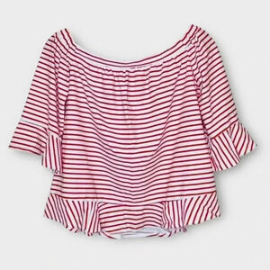 Jude Connally Off The Shoulder  Bell Sleeve Top